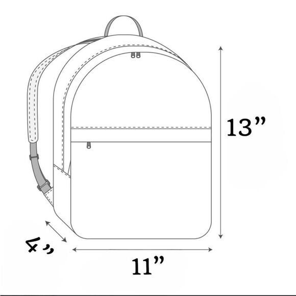 BOYATU bronze color backpack w/ gold accents and multiple pockets main image 8